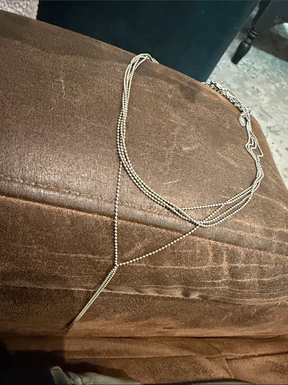 80R Layered Y Necklace